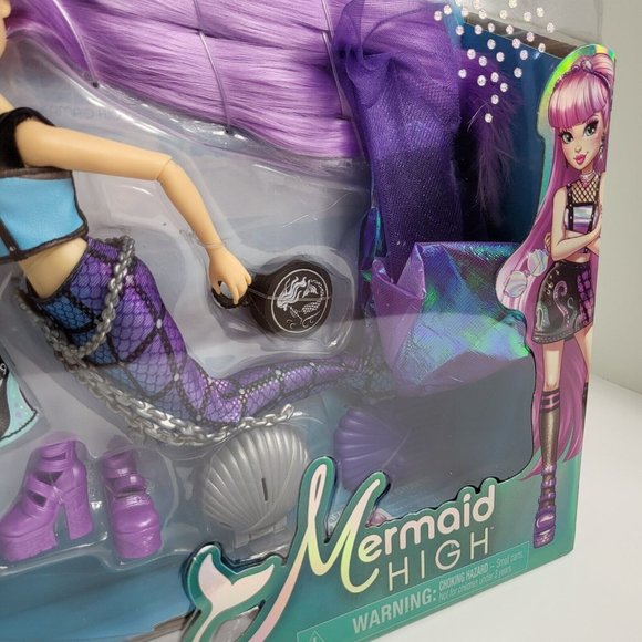 Mermaid High Doll Mari With Accessories Removable Tail Splashin For Fashion New - Picture 4 of 15
